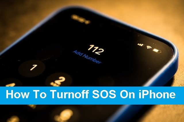 How To Turnoff SOS On iPhone